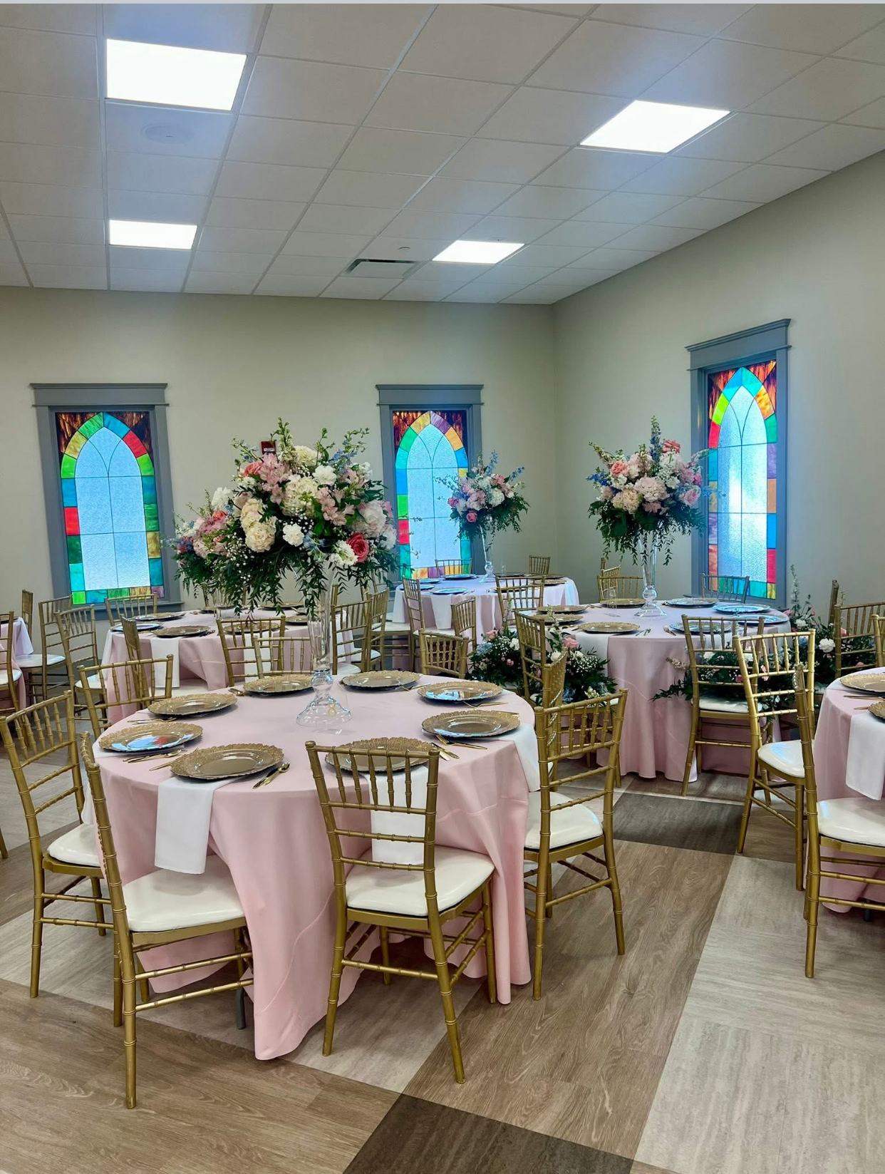 wedding reception floral centerpieces